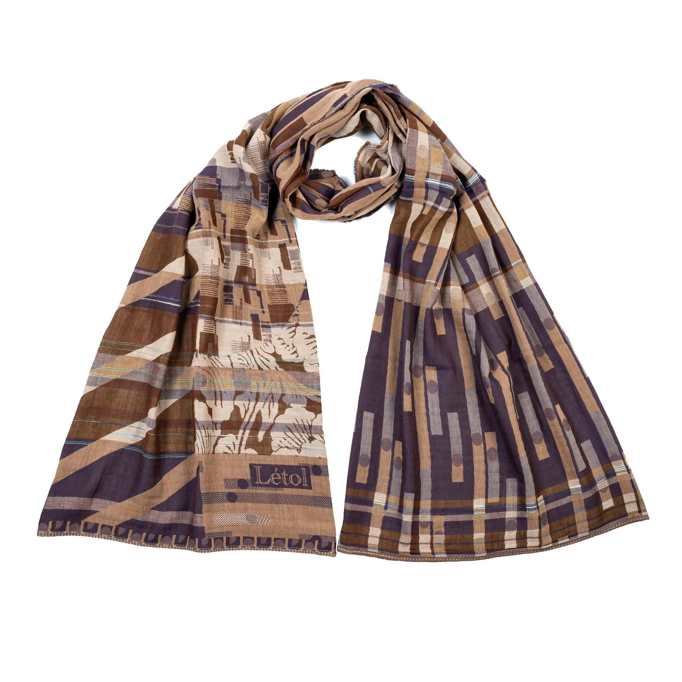 AMIRA 601 SAHARA - Létol Organic Cotton Scarf - New for Spring
